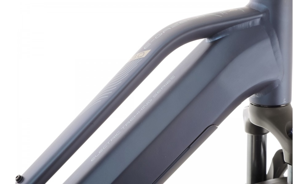 Rower trekkingowy elektryczny Romet Gazela 3.0 2024 - granatowy
