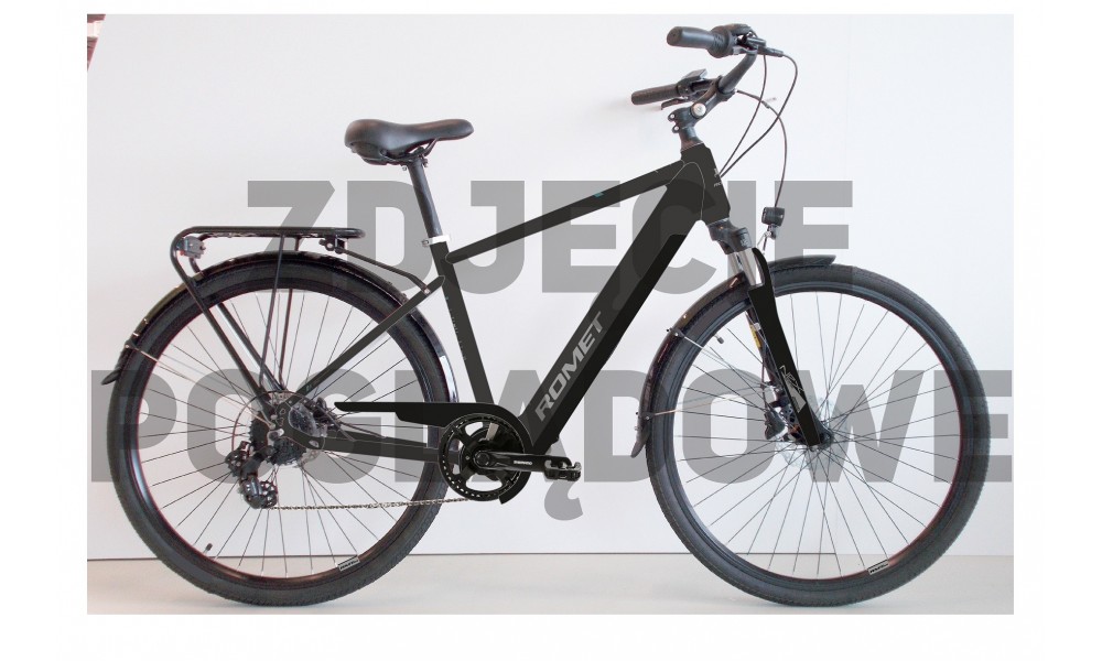 Rower trekkingowy elektryczny Romet Wagant 2.0 2024 - grafitowy