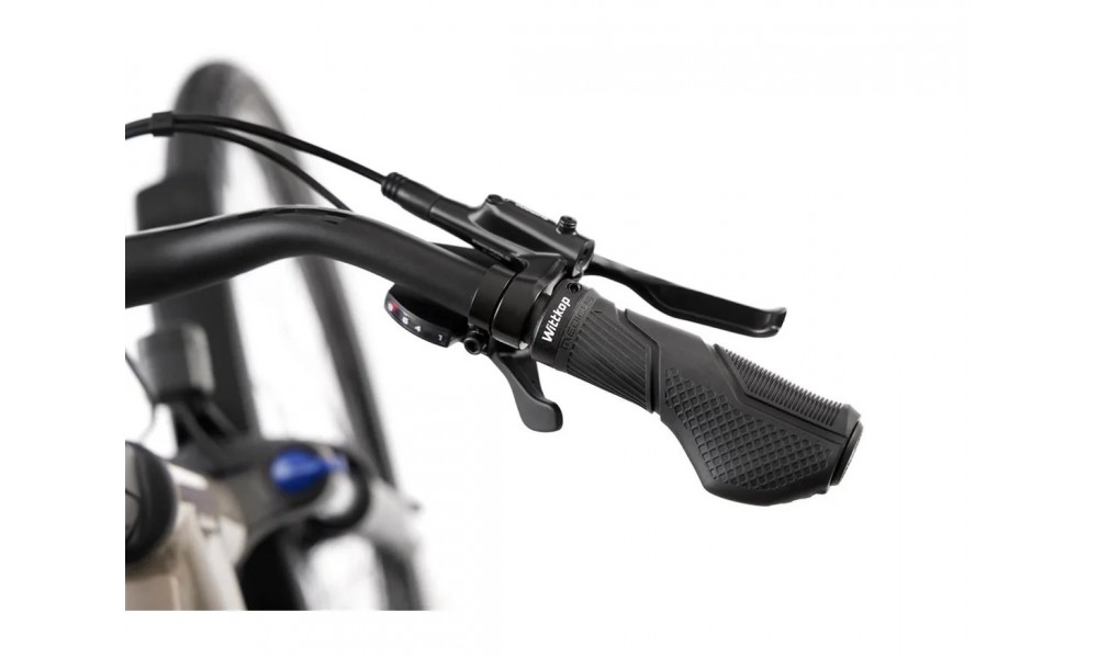 Rower trekkingowy elektryczny Romet Wagant 2.0 2024 - beżowo-szary