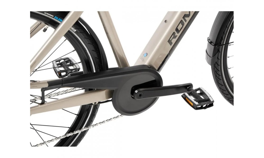 Rower trekkingowy elektryczny Romet Wagant 2.0 2024 - beżowo-szary