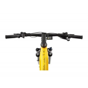 Rower górski elektryczny Romet e-Monsun 1.0 2024 - żółty 2