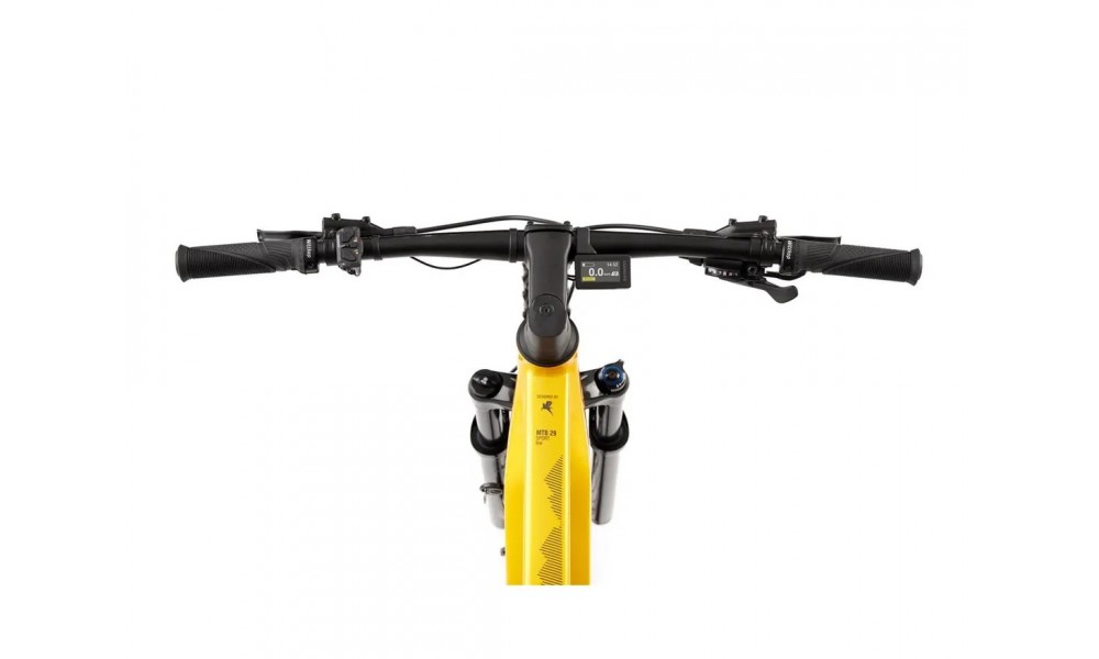 Rower górski elektryczny Romet e-Monsun 1.0 2024 - żółty