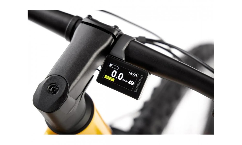 Rower górski elektryczny Romet e-Monsun 1.0 2024 - żółty