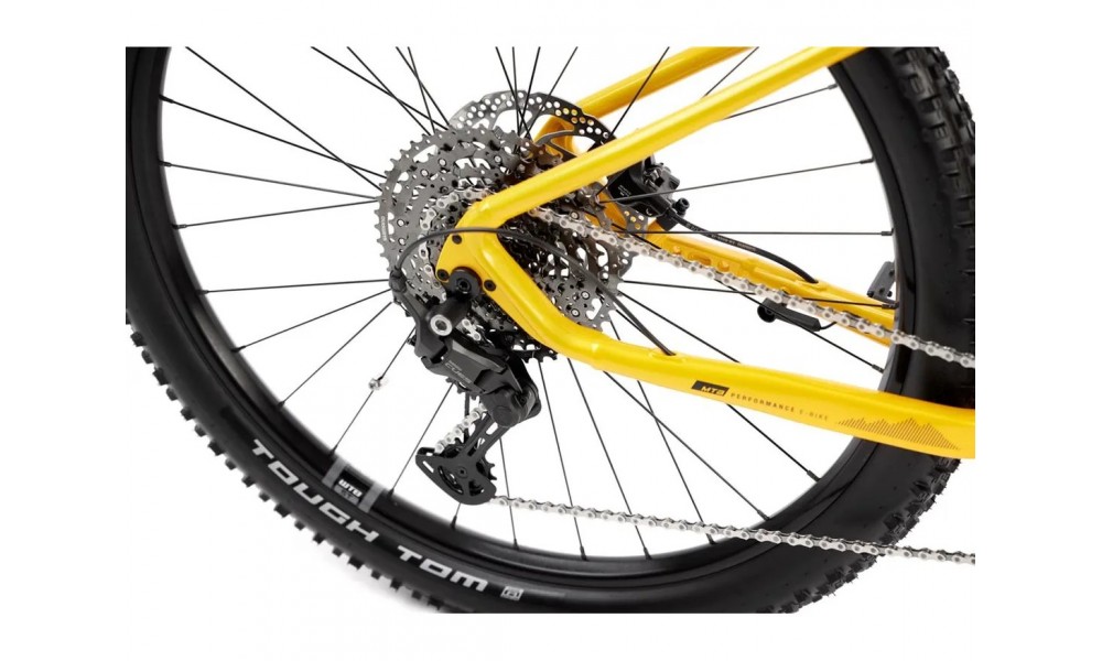 Rower górski elektryczny Romet e-Monsun 1.0 2024 - żółty