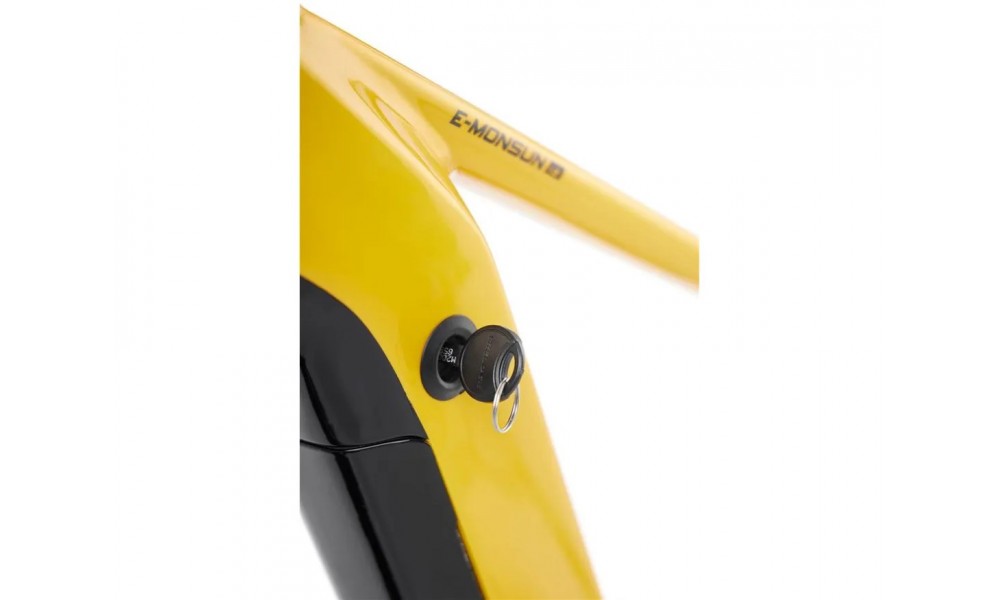 Rower górski elektryczny Romet e-Monsun 1.0 2024 - żółty