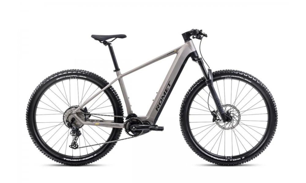 Rower górski elektryczny Romet e-Monsun 2.0 2024 - szampański