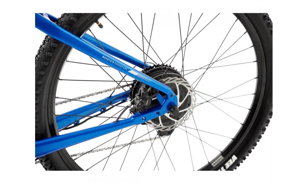 Rower górski elektryczny Romet E-Rambler 2.0 2024 - niebiesko-srebrny