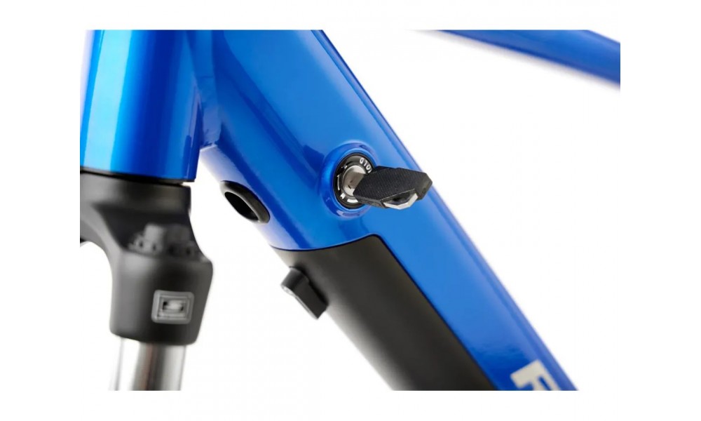 Rower górski elektryczny Romet E-Rambler 2.0 2024 - niebiesko-srebrny