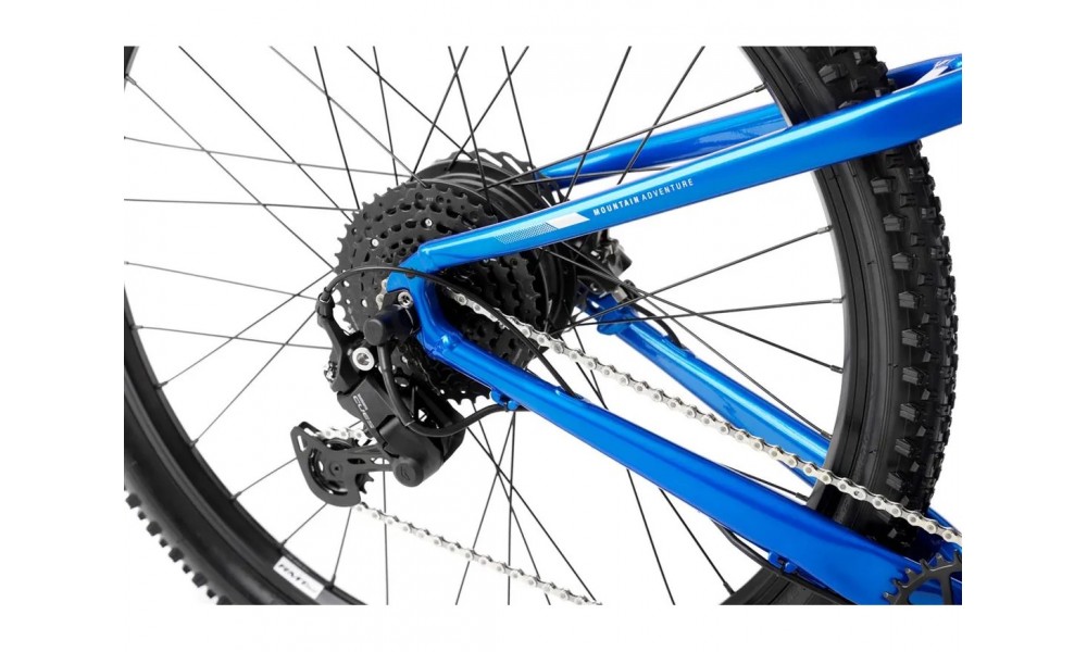 Rower górski elektryczny Romet E-Rambler 2.0 2024 - niebiesko-srebrny