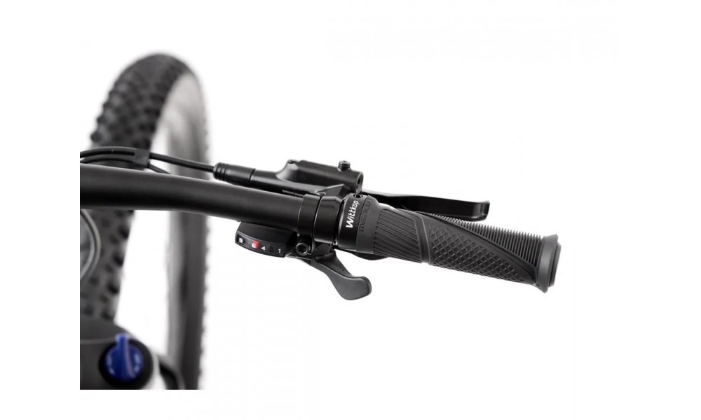 Rower górski elektryczny Romet E-Rambler 2.0 2024 - niebiesko-srebrny