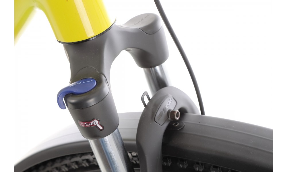 Rower crossowy elektryczny ROMET e-Modeco SUV 1.0 2024 - limonkowy