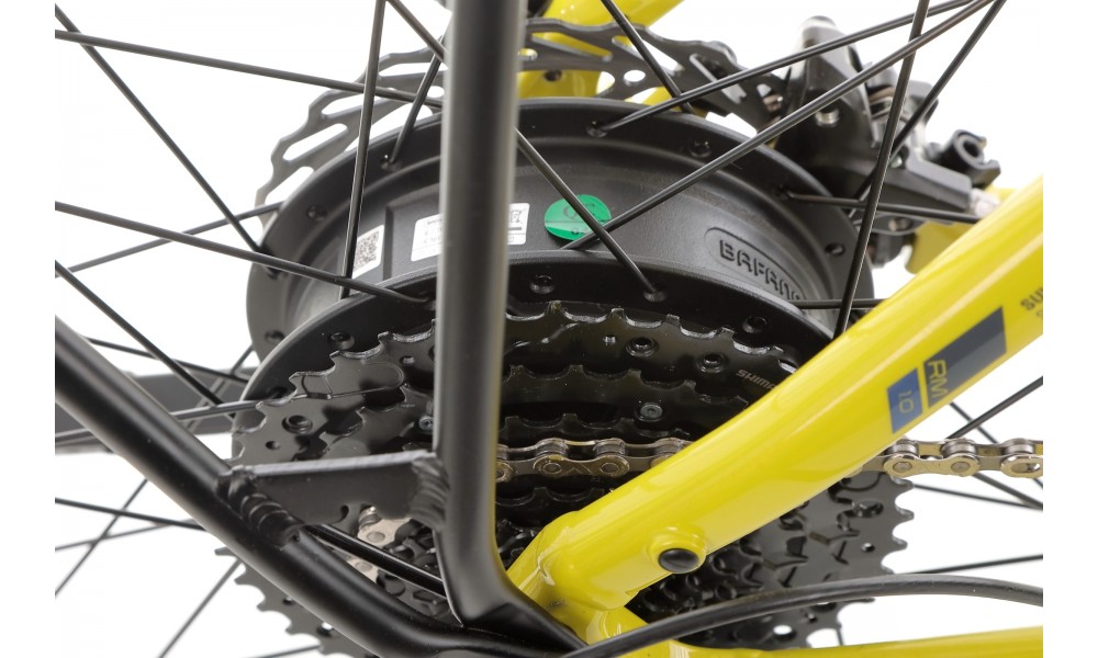 Rower crossowy elektryczny ROMET e-Modeco SUV 1.0 2024 - limonkowy