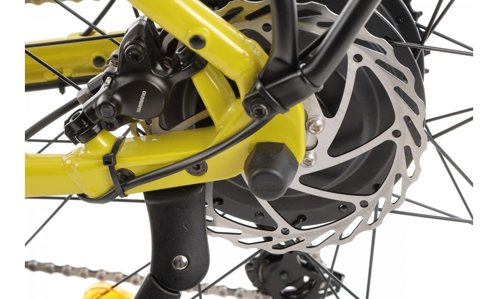 Rower crossowy elektryczny ROMET e-Modeco SUV 1.0 2024 - limonkowy