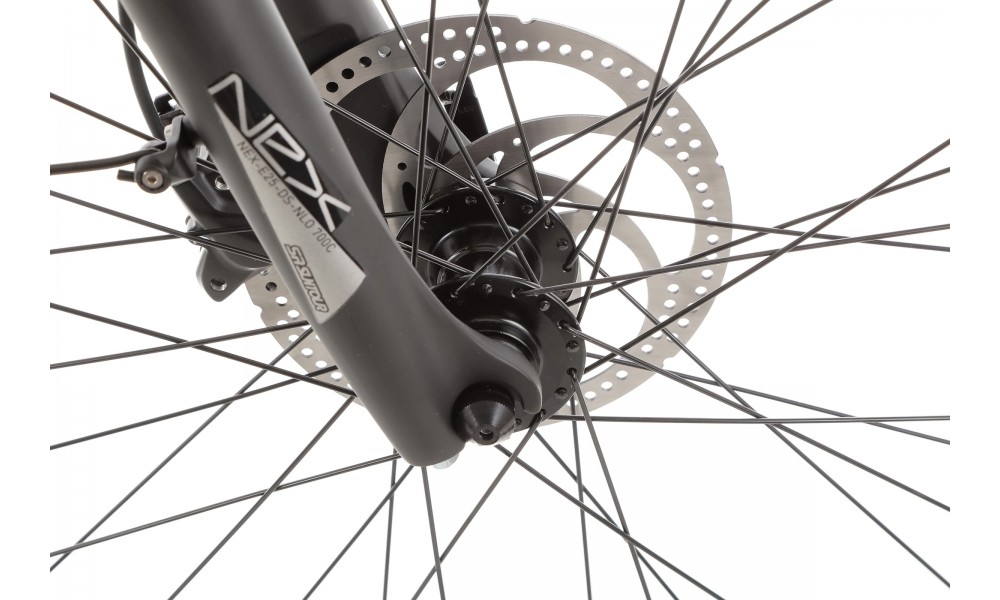 Rower crossowy elektryczny ROMET e-Modeco SUV 1.0 2024 - szary-srebrny