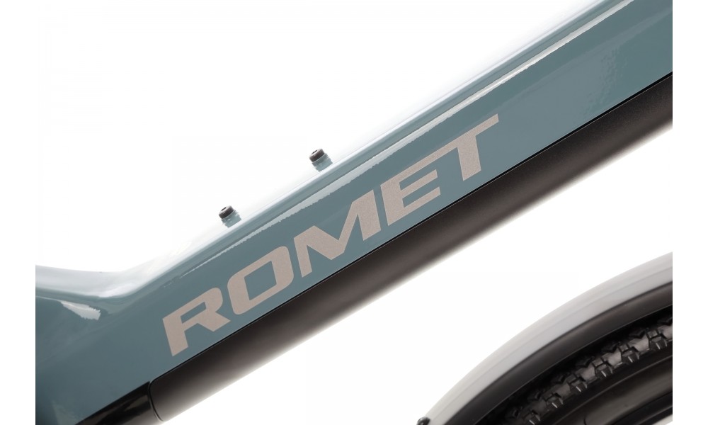 Rower crossowy elektryczny ROMET e-Modeco SUV 1.0 2024 - szary-srebrny