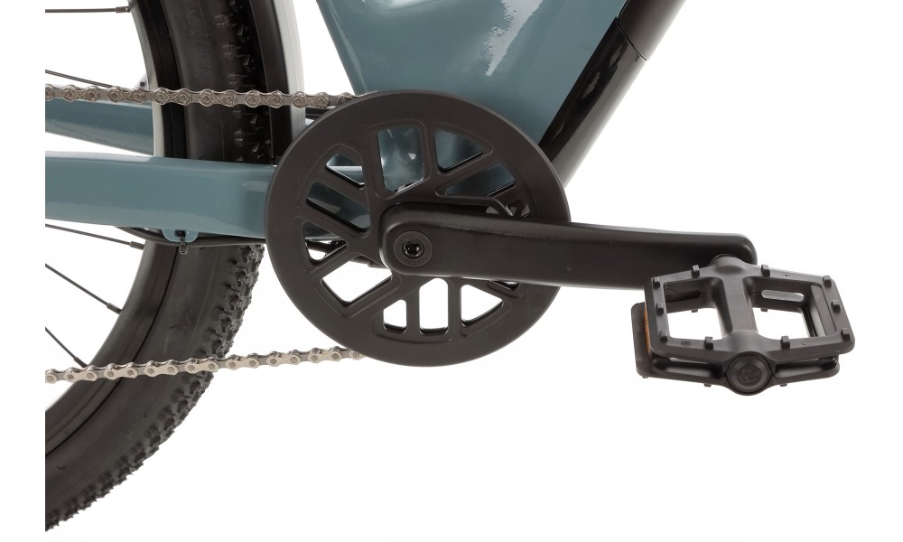 Rower crossowy elektryczny ROMET e-Modeco SUV 1.0 2024 - szary-srebrny