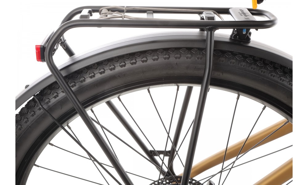 Rower crossowy elektryczny ROMET e-Modeco SUV 1.0 2024 - złoty-czarny