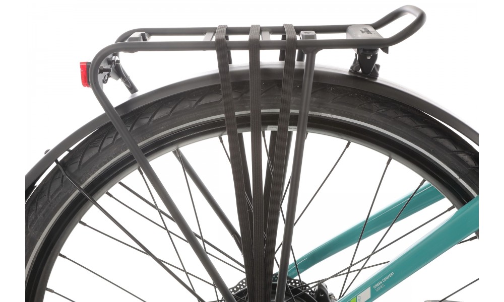 Rower miejski elektryczny ROMET e-Modeco URB 1.0 2024 - turkusowy