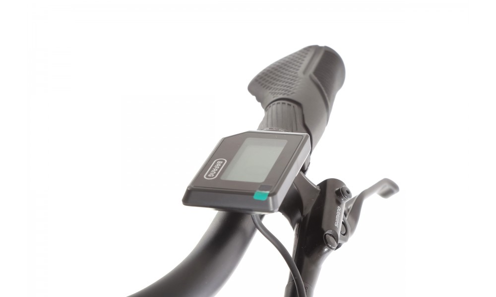 Rower miejski elektryczny ROMET e-Modeco URB 1.0 2024 - granatowo-srebrny