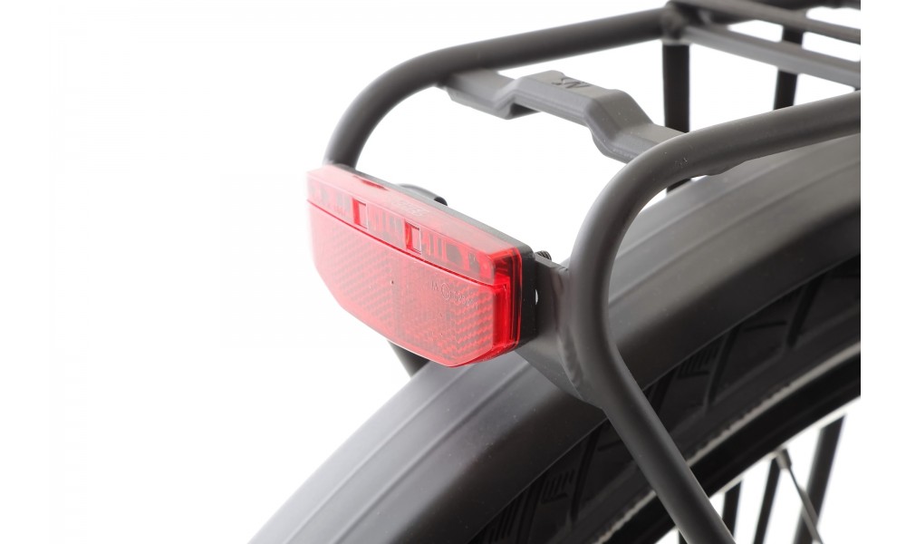 Rower miejski elektryczny ROMET e-Modeco URB 1.0 2024 - granatowo-srebrny