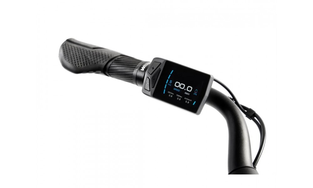 Rower miejski elektryczny ROMET e-Modeco URB 2.0 2024 - czarny-grafitowy