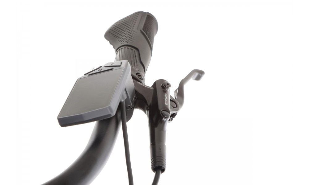 Rower miejski elektryczny ROMET e-Modeco URB 2.0 2024 - brązowy-czarny