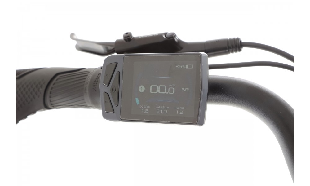 Rower miejski elektryczny ROMET e-Modeco URB 2.0 2024 - brązowy-czarny