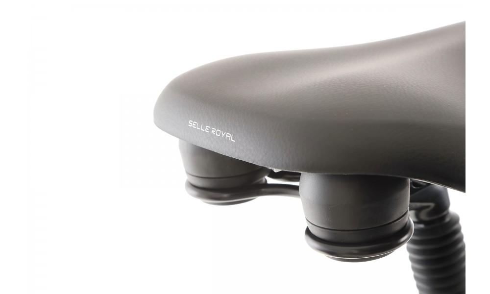 Rower miejski elektryczny ROMET e-Modeco URB 2.0 2024 - brązowy-czarny