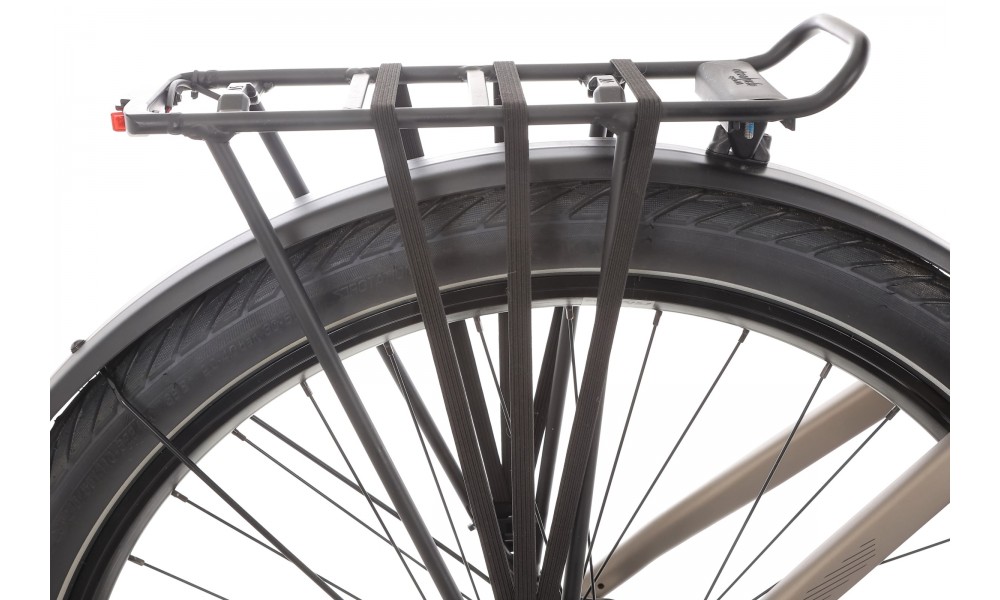 Rower miejski elektryczny ROMET e-Modeco URB 2.0 2024 - szampańsko-czarny