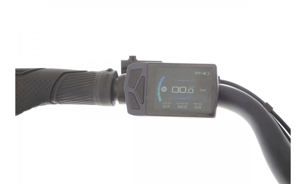 Rower miejski elektryczny ROMET e-Modeco URB 2.0 2024 - szampańsko-czarny