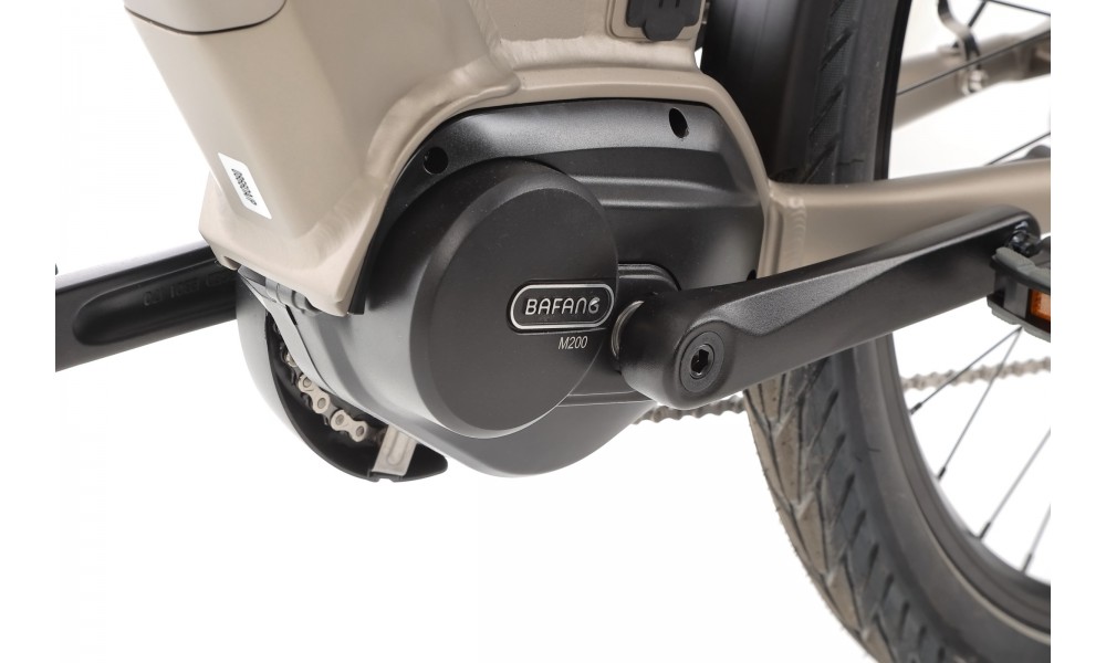 Rower miejski elektryczny ROMET e-Modeco URB 2.0 2024 - szampańsko-czarny