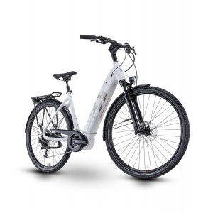 Rower miejski elektryczny Husqvarna Gran City 1 Wave - biały 2