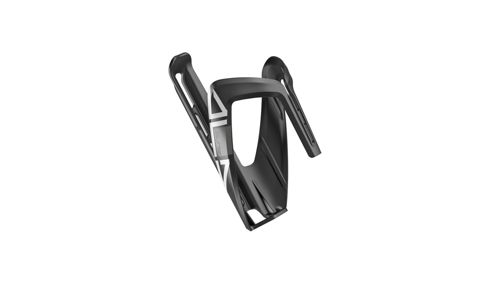 Koszyk bidonu Elite Ala - czarno-biały