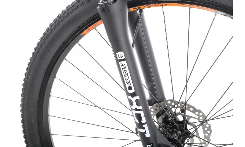 Rower górski elektryczny Romet E-Rambler E9.0 Bafang New Energy 504Wh - grafitowo-pomarańczowy