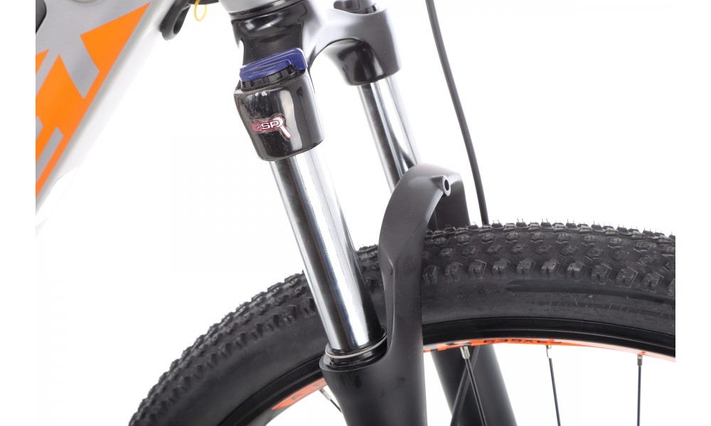 Rower górski elektryczny Romet E-Rambler E9.0 Bafang New Energy 504Wh - grafitowo-pomarańczowy