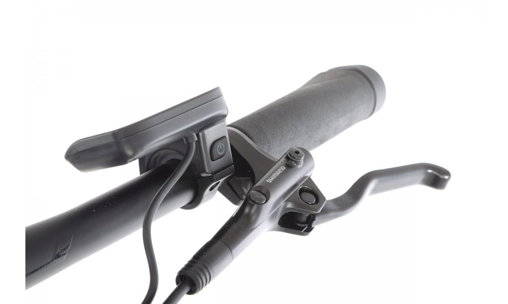 Rower górski elektryczny Romet E-Rambler E9.0 Bafang New Energy 504Wh - grafitowo-pomarańczowy