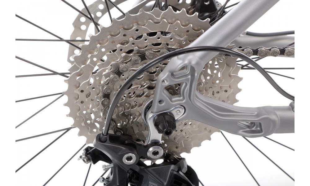 Rower górski elektryczny Romet E-Rambler E9.0 Bafang New Energy 504Wh - grafitowo-pomarańczowy