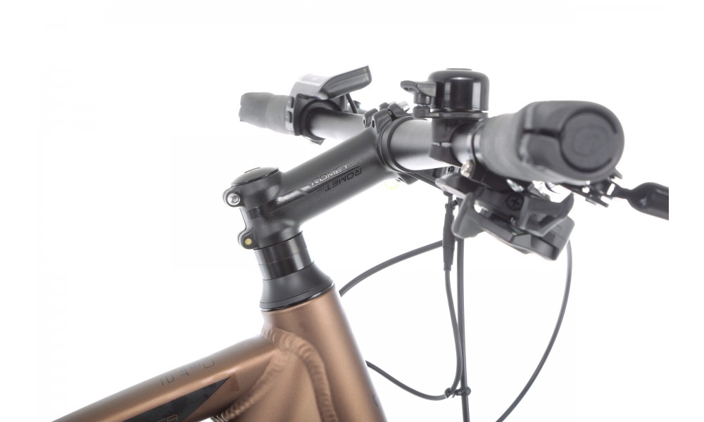 Rower górski elektryczny Romet E-Rambler E9.0 Bafang New Energy 504Wh - mokka-turkus