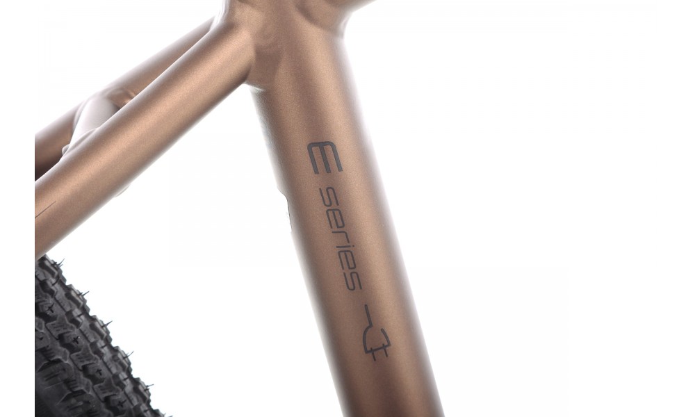 Rower górski elektryczny Romet E-Rambler E9.0 Bafang New Energy 504Wh - mokka-turkus