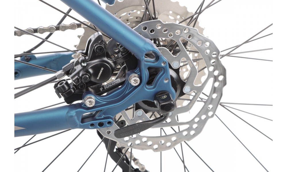 Rower górski elektryczny Romet E-Rambler E9.0 Bafang New Energy 504Wh - granatowo-limonkowy