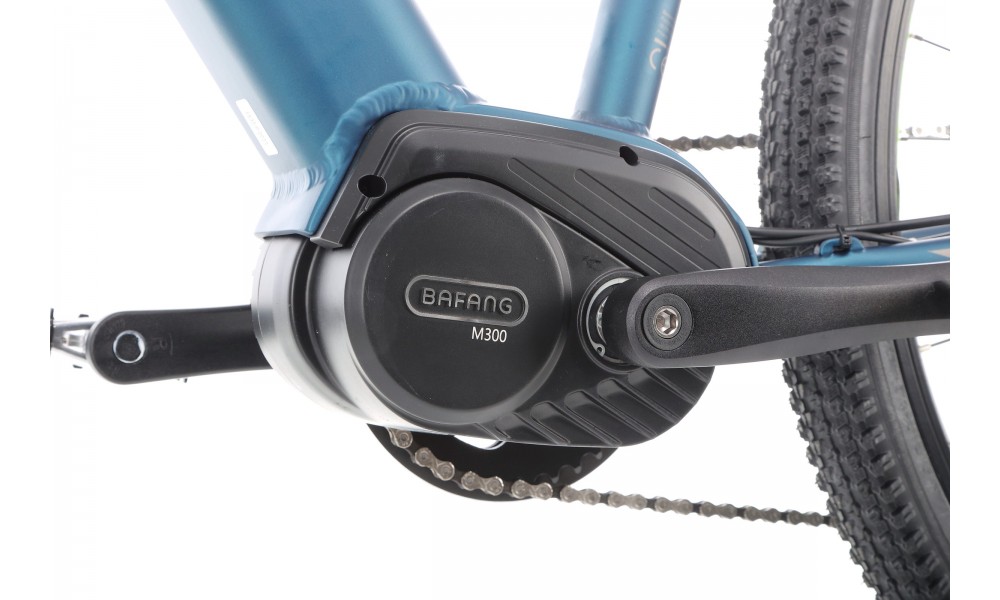 Rower górski elektryczny Romet E-Rambler E9.0 Bafang New Energy 504Wh - granatowo-limonkowy