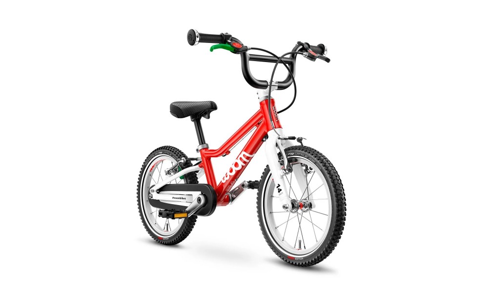 Rower dziecięcy Woom 2 14" 2024 - czerwono-biały