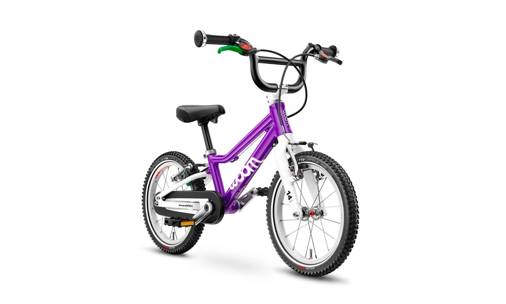 Rower dziecięcy Woom 2 14" 2024 - fioletowo-biały