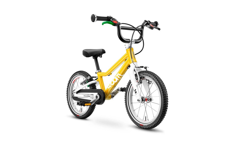 Rower dziecięcy Woom 2 14" 2024 - żółto-biały