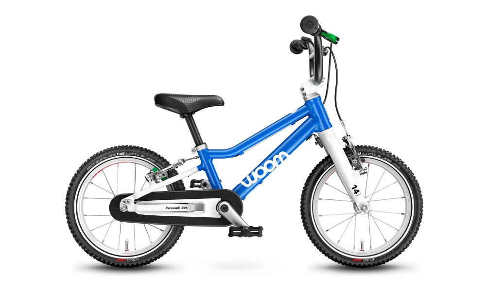 Rower dziecięcy Woom 2 14" 2024 - niebieski-biały