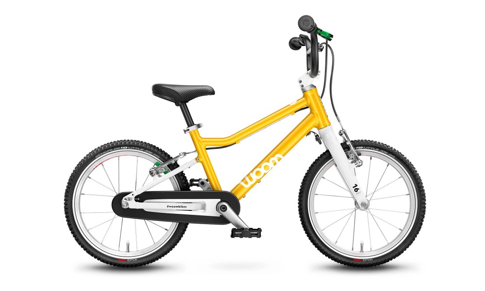 Rower dziecięcy Woom 3 16" 2024 - żółto-biały