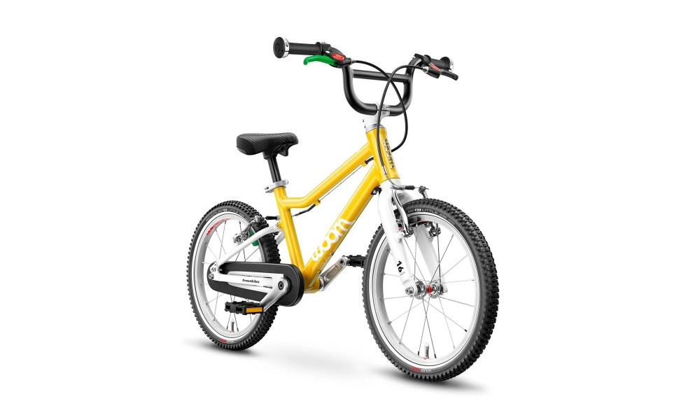 Rower dziecięcy Woom 3 16" 2024 - żółto-biały