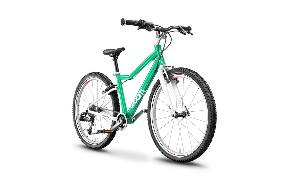 Rower młodzieżowy Woom 5 24" 2024 - miętowy-biały