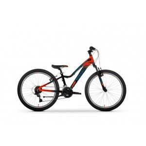 Rower młodzieżowy Tabou Poison 24 1.0 2024 - pomarańczowy-czarny 1