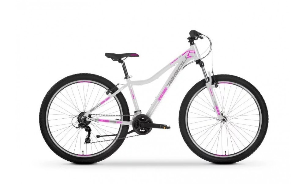 Rower młodzieżowy Tabou Venom 1.0 W 27,5 2024 - biało-różowy